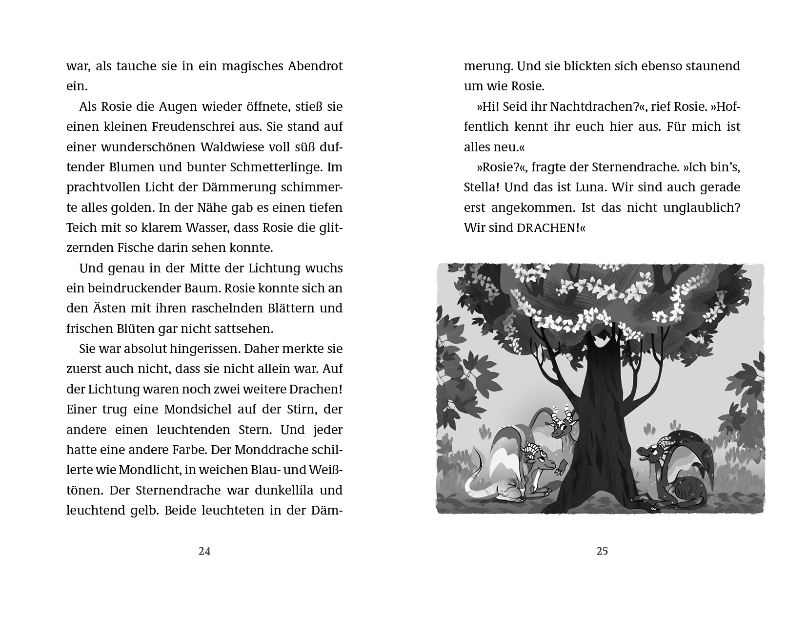Cover des Buches Dragon Girls – Rosie, der Zwielichtdrache von Maddy Mara