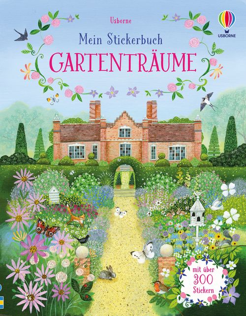 Cover des Buches Mein Stickerbuch: Gartenträume von Struan Reid