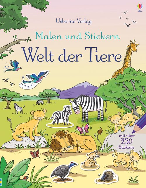 Cover des Buches Malen und Stickern: Welt der Tiere von Jessica Greenwell