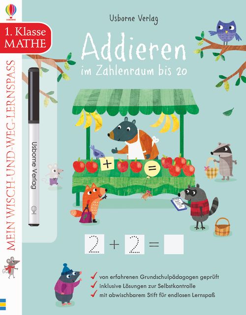 Cover des Buches Mein Wisch-und-weg-Lernspaß: Addieren im Zahlenraum bis 20 (1. Klasse) von 