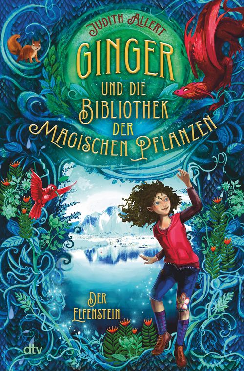 Cover des Buches Ginger und die Bibliothek der magischen Pflanzen – Der Elfenstein von Judith Allert