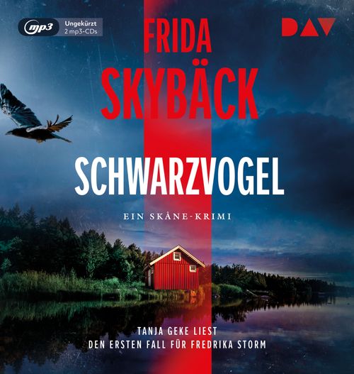Cover des Buches Schwarzvogel. Der erste Fall für Fredrika Storm von Frida Skybäck