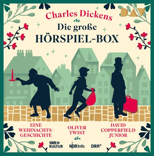 Cover des Buches Die große Hörspiel-Box – Eine Weihnachtsgeschichte, Oliver Twist, David Copperfield Junior von Charles Dickens, John von Düffel