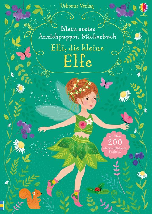 Cover des Buches Mein erstes Anziehpuppen-Stickerbuch: Elli, die kleine Elfe von 