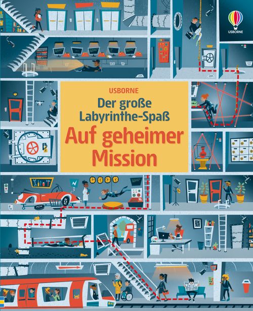 Cover des Buches Der große Labyrinthe-Spaß: Auf geheimer Mission von 