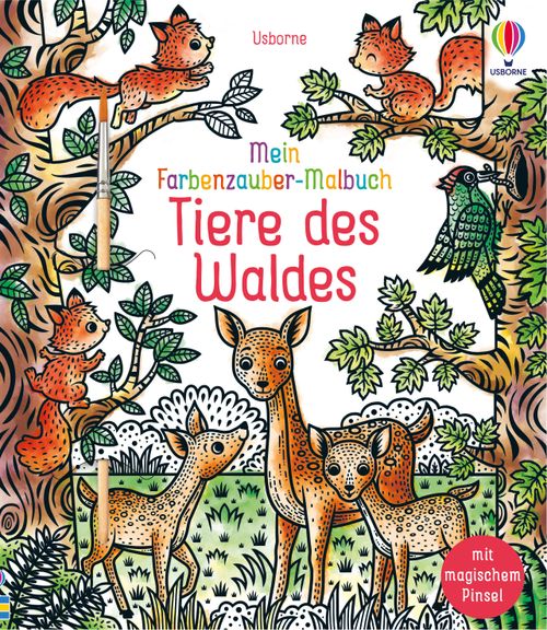 Cover des Buches Mein Farbenzauber-Malbuch: Tiere des Waldes von 
