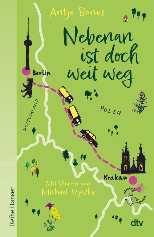 Cover des Buches Nebenan ist doch weit weg von Antje Bones