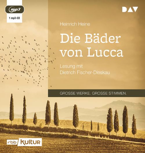 Cover des Buches Die Bäder von Lucca von Dietrich Fischer-Dieskau, Heinrich Heine