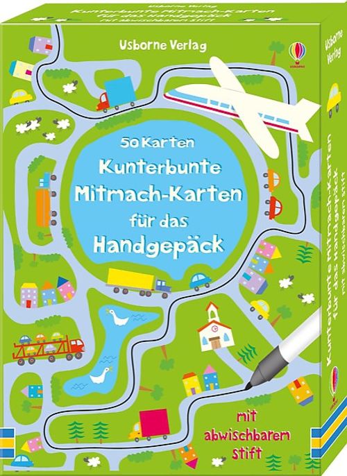 Cover des Buches 50 Karten: Kunterbunte Mitmach-Karten für das Handgepäck von Catriona Clarke
