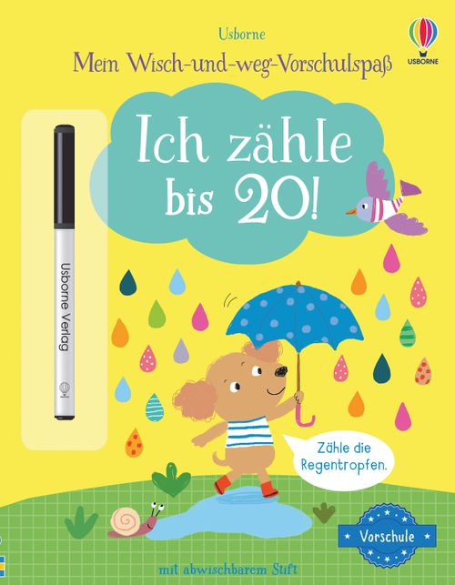 Cover des Buches Mein Wisch-und-weg-Vorschulspaß: Ich zähle bis 20! von Jessica Greenwell
