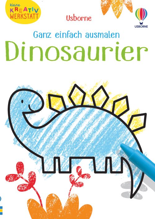 Cover des Buches Kleine Kreativ-Werkstatt - Ganz einfach ausmalen: Dinosaurier von 
