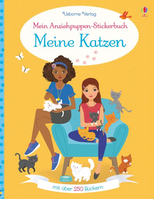 Cover des Buches Mein Anziehpuppen-Stickerbuch: Meine Katzen von 
