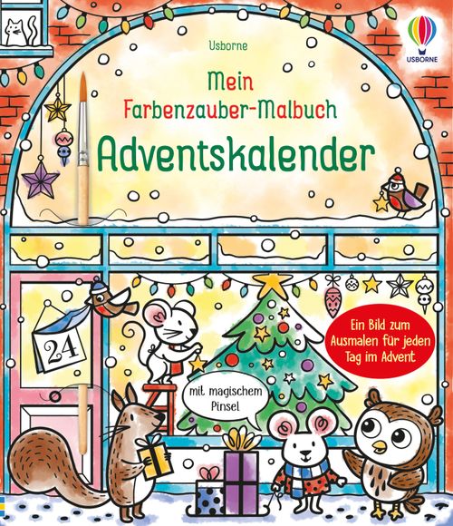 Cover des Buches Mein Farbenzauber-Malbuch: Adventskalender von 