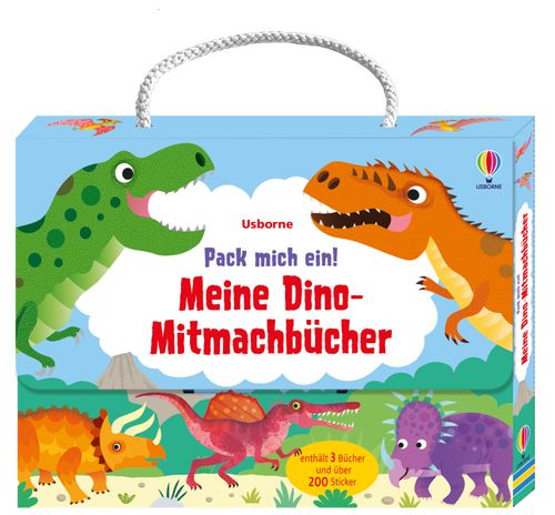 Cover des Buches Pack mich ein! Meine Dino-Mitmachbücher von 