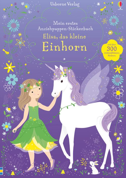 Cover des Buches Mein erstes Anziehpuppen-Stickerbuch: Elisa, das kleine Einhorn von 