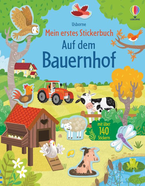 Cover des Buches Mein erstes Stickerbuch: Auf dem Bauernhof von Kristie Pickersgill