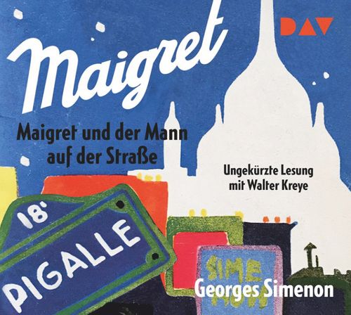 Cover des Buches Maigret und der Mann auf der Straße von 