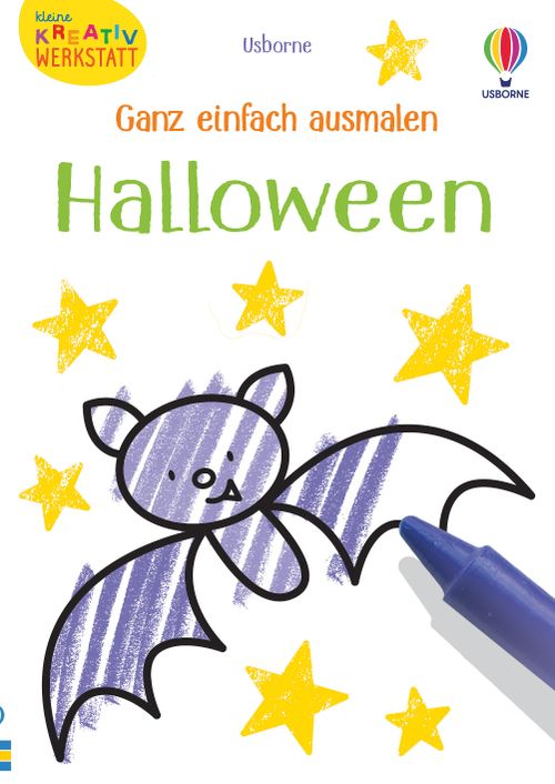 Cover des Buches Kleine Kreativ-Werkstatt - Ganz einfach ausmalen: Halloween von 