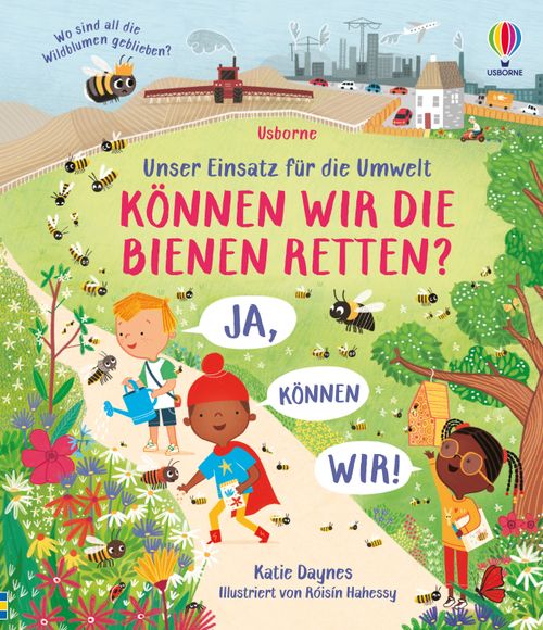 Cover des Buches Unser Einsatz für die Umwelt: Können wir die Bienen retten? von Katie Daynes