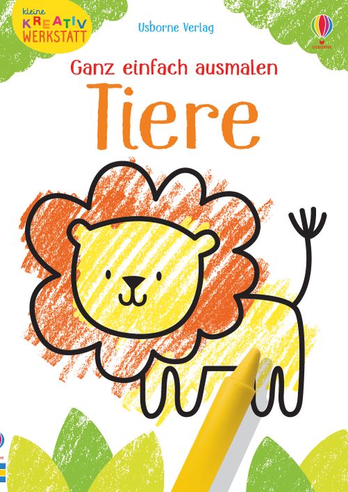 Cover des Buches Kleine Kreativ-Werkstatt - Ganz einfach ausmalen: Tiere von 