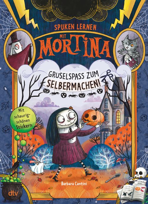 Cover des Buches Spuken lernen mit Mortina – Gruselspaß zum Selbermachen von 