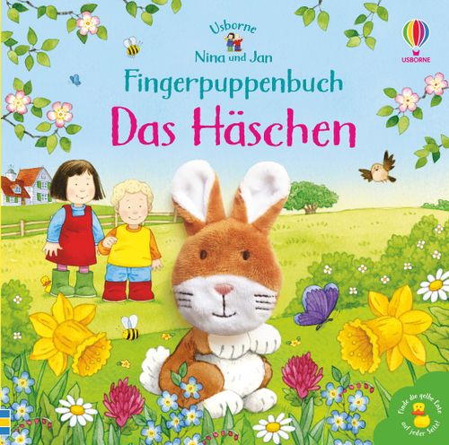 Cover des Buches Nina und Jan - Fingerpuppenbuch: Das Häschen von 