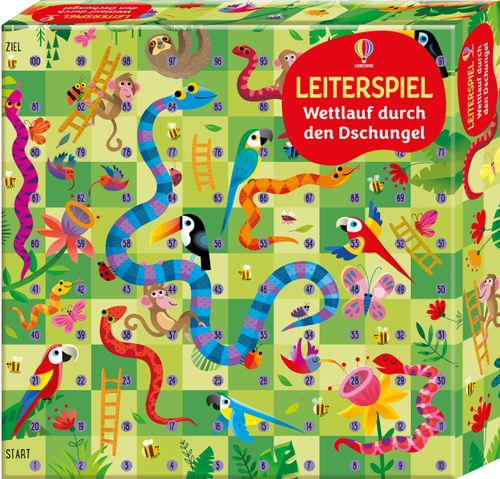 Cover des Buches Leiterspiel: Wettlauf durch den Dschungel von 