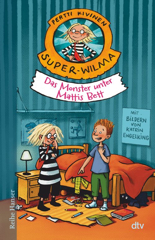 Cover des Buches Super-Wilma – Das Monster unter Mattis Bett von Anu Stohner, Pertti Kivinen