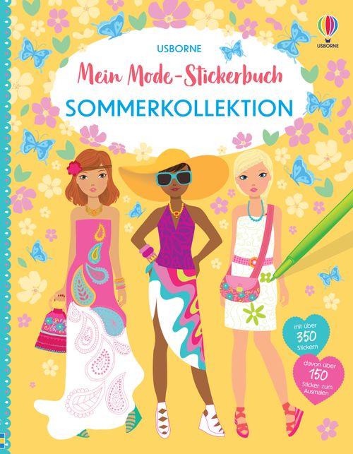Cover des Buches Mein Mode-Stickerbuch: Sommerkollektion von 