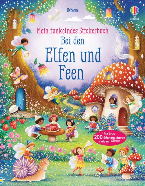 Cover des Buches Mein funkelndes Stickerbuch: Bei den Elfen und Feen von 
