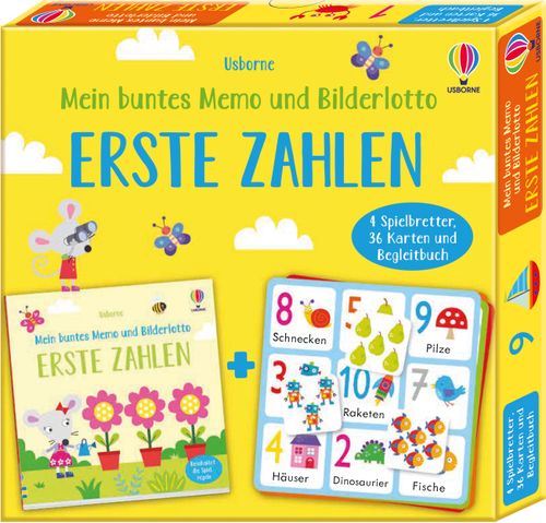 Cover des Buches Mein buntes Memo und Bilderlotto: Erste Zahlen von 
