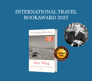 Wolfang Bücher erhält den International Travel BookAward 2025 Wolfang Bücher erhält den International Travel BookAward 2025
