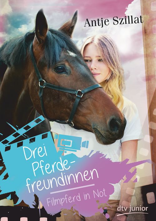 Cover des Buches Drei Pferdefreundinnen - Filmpferd in Not von Antje Szillat
