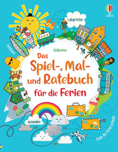 Das Spiel-, Mal- und Ratebuch für die Ferien