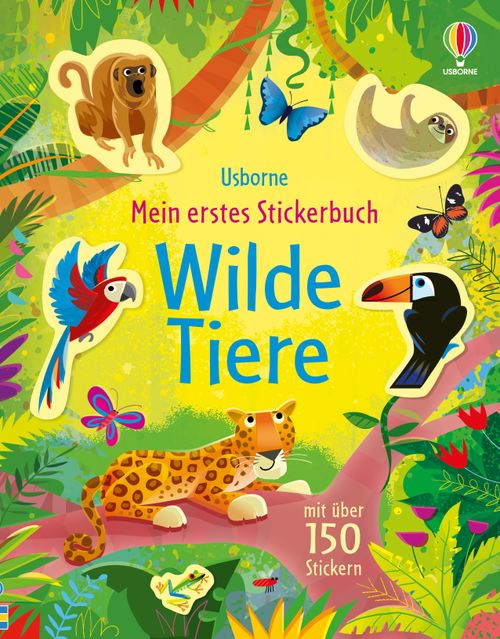 Cover des Buches Mein erstes Stickerbuch: Wilde Tiere von 