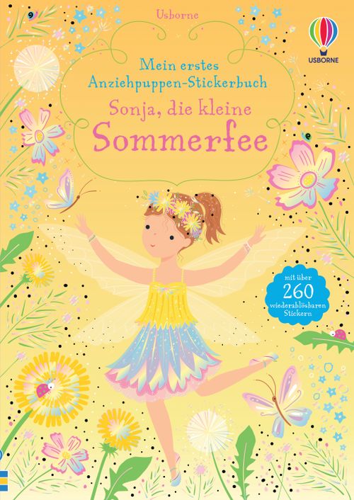 Cover des Buches Mein erstes Anziehpuppen-Stickerbuch: Sonja, die kleine Sommerfee von 
