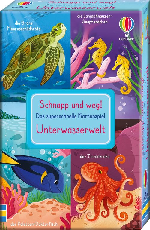 Cover des Buches Schnapp und weg! Das superschnelle Kartenspiel: Unterwasserwelt von 