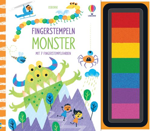 Cover des Buches Fingerstempeln: Monster von 