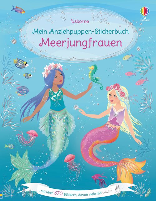 Cover des Buches Mein Anziehpuppen-Stickerbuch: Meerjungfrauen von 