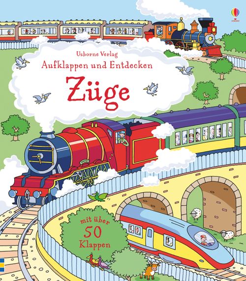 Cover des Buches Aufklappen und Entdecken: Züge von Alex Frith