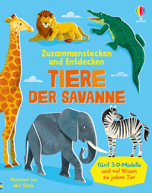 Cover des Buches Zusammenstecken und Entdecken: Tiere der Savanne von 