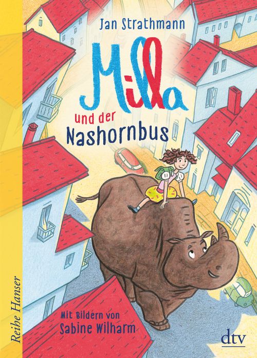 Cover des Buches Milla und der Nashornbus von Jan Strathmann