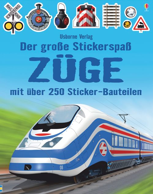 Cover des Buches Der große Stickerspaß: Züge von 