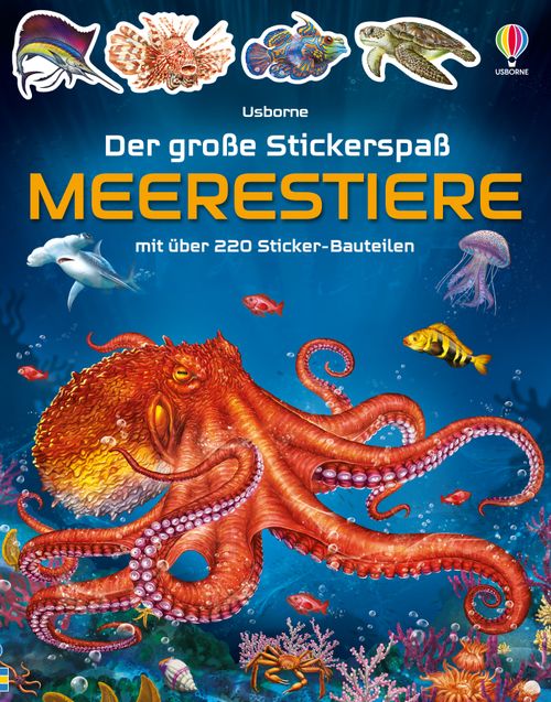 Cover des Buches Der große Stickerspaß: Meerestiere von 
