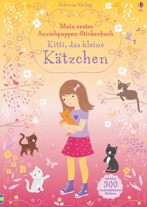 Cover des Buches Mein erstes Anziehpuppen-Stickerbuch: Kitti, das kleine Kätzchen von 