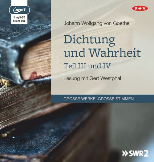 Cover des Buches Dichtung und Wahrheit – Teil III und IV von 