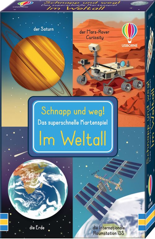 Cover des Buches Schnapp und weg! Das superschnelle Kartenspiel: Im Weltall von 