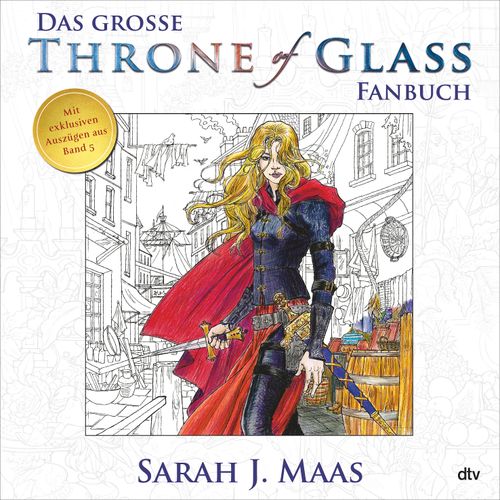 Cover des Buches Das große Throne of Glass-Fanbuch von 