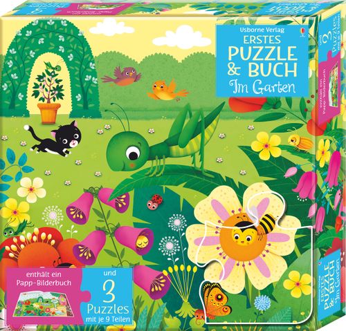 Cover des Buches Erstes Puzzle & Buch: Im Garten von 