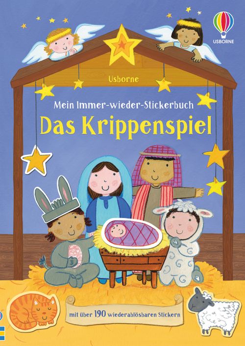 Cover des Buches Mein Immer-wieder-Stickerbuch: Das Krippenspiel von 